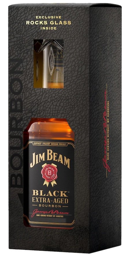 Jim Beam Black Extra Aged Bourbon 0,7l 43% + 1x sklo GB
